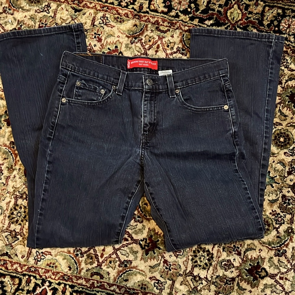 Levi's Women's Black Boot Cut Stretch Jeans